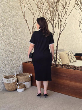 VESTIDO GOLA POLO COM BOLSOS